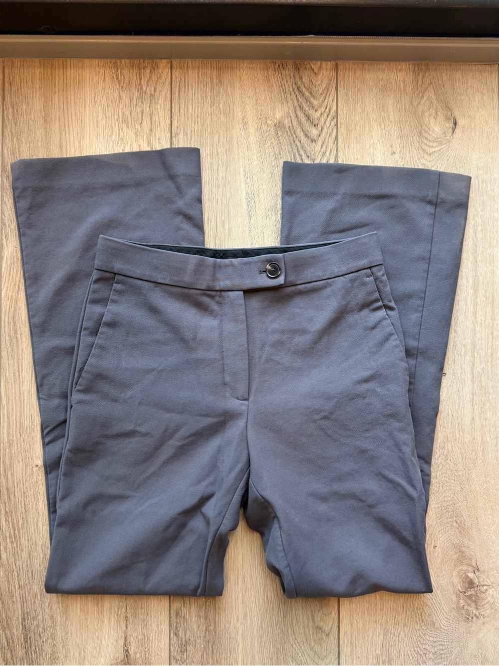 Ann Taylor Classic Women's Tailored Boot Cut Pants in Charcoal